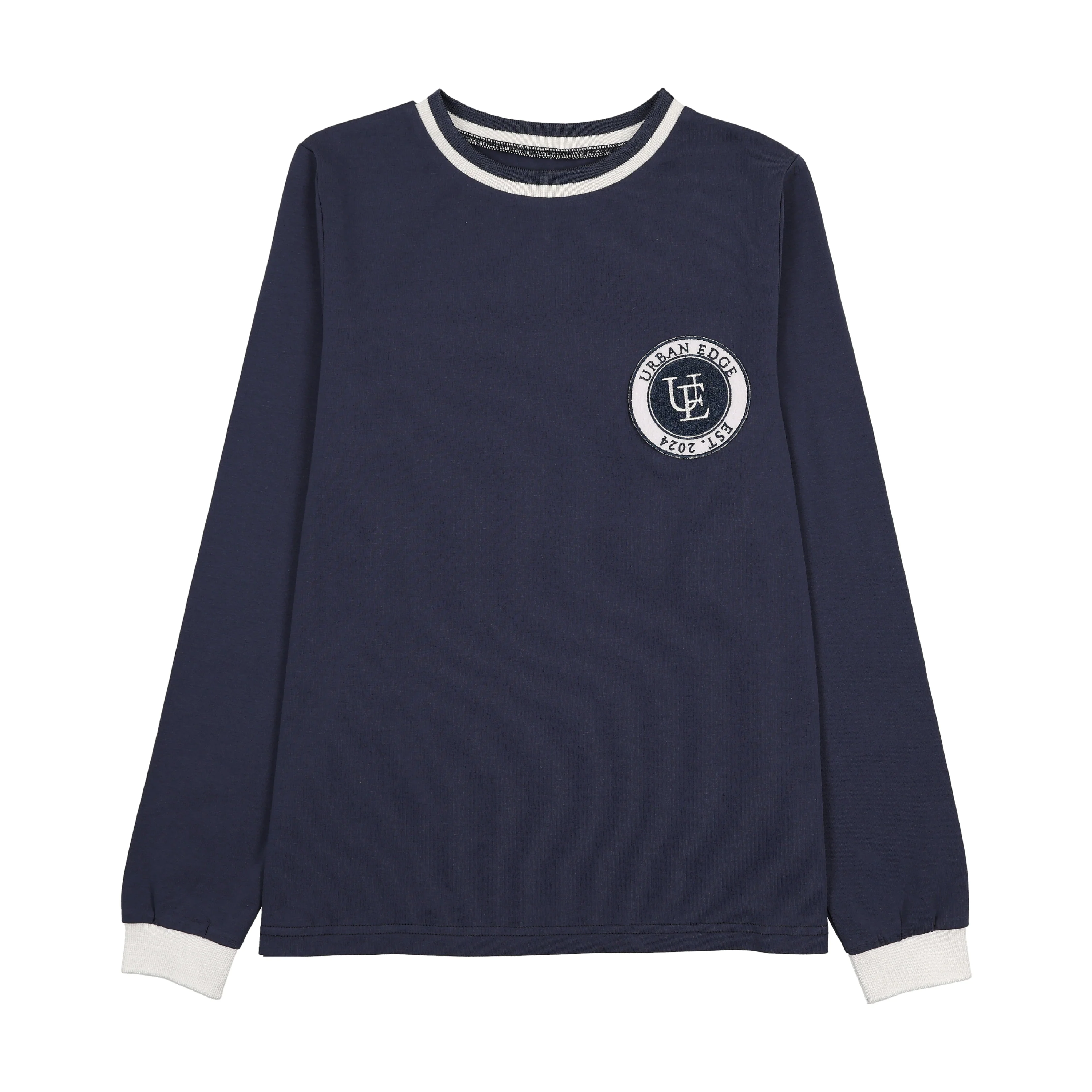 URBAN EDGE  NAVY LOGO TSHIRT