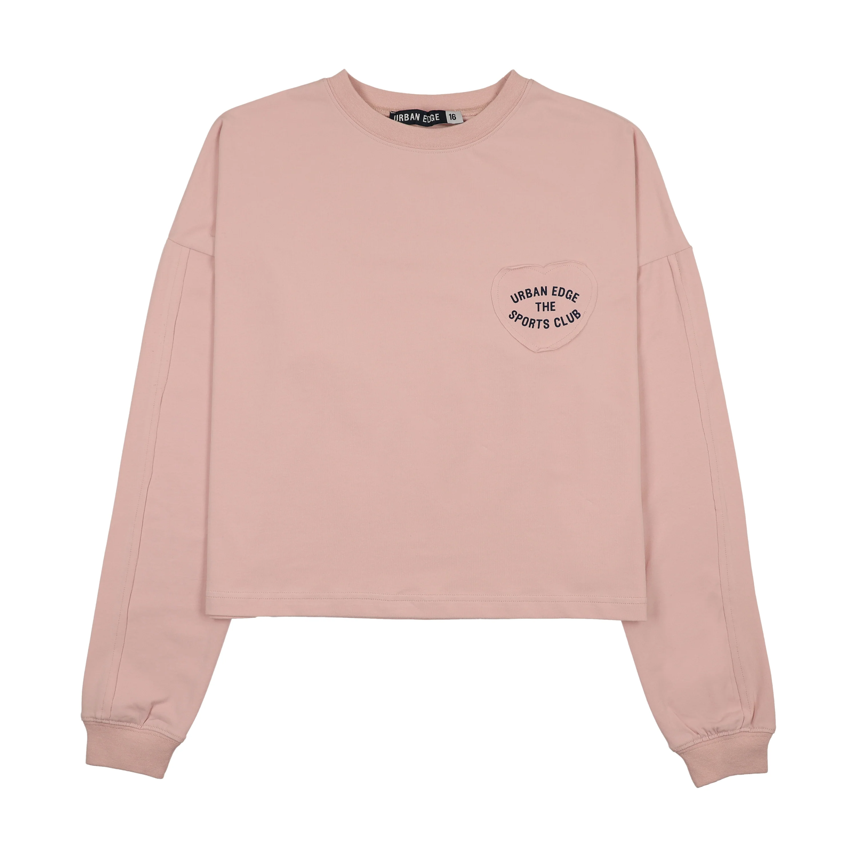 URBAN EDGE PINK HEART PATCH TSHIRT