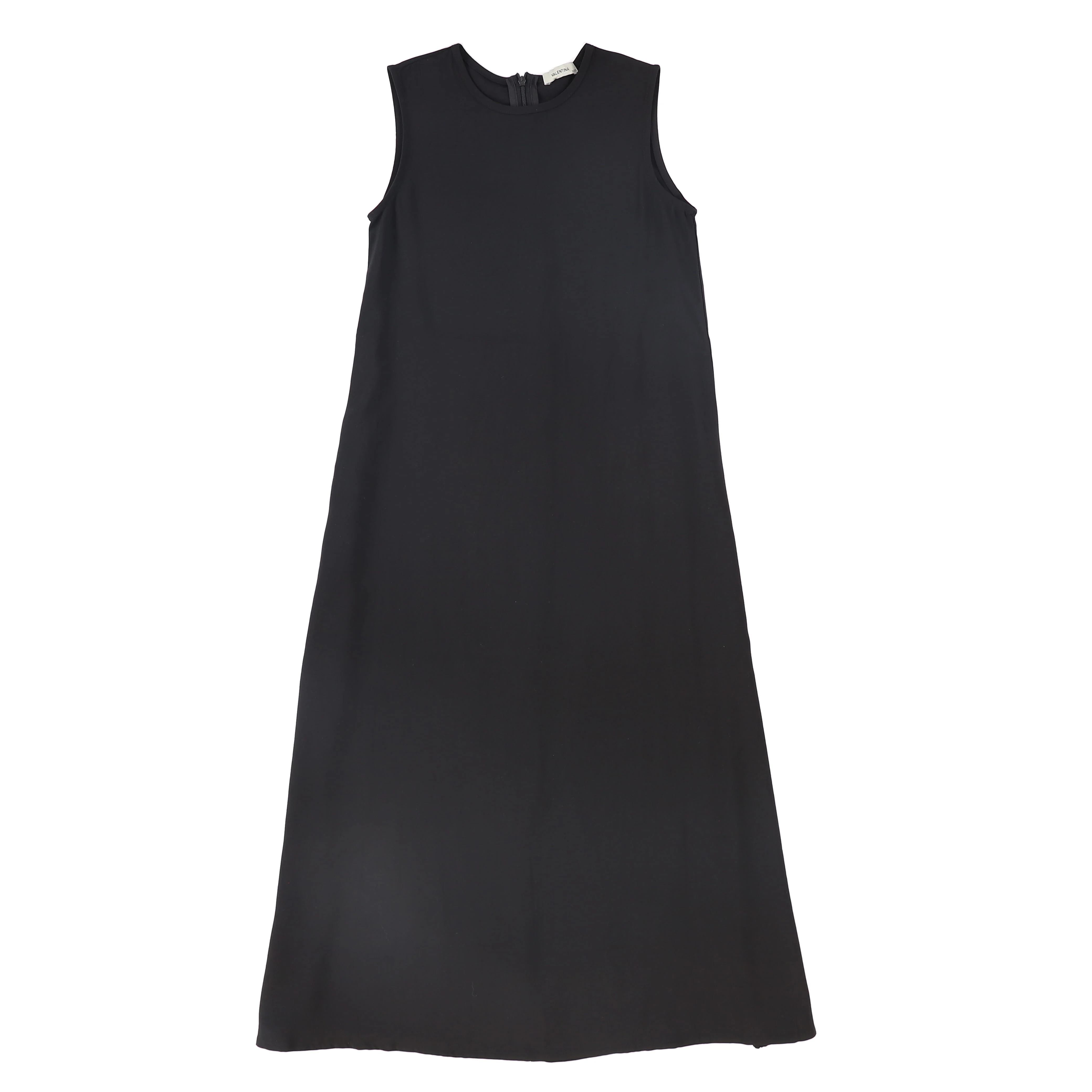 VALENTINA BLACK CUPRO SLIP DRESS [FINAL SALE]