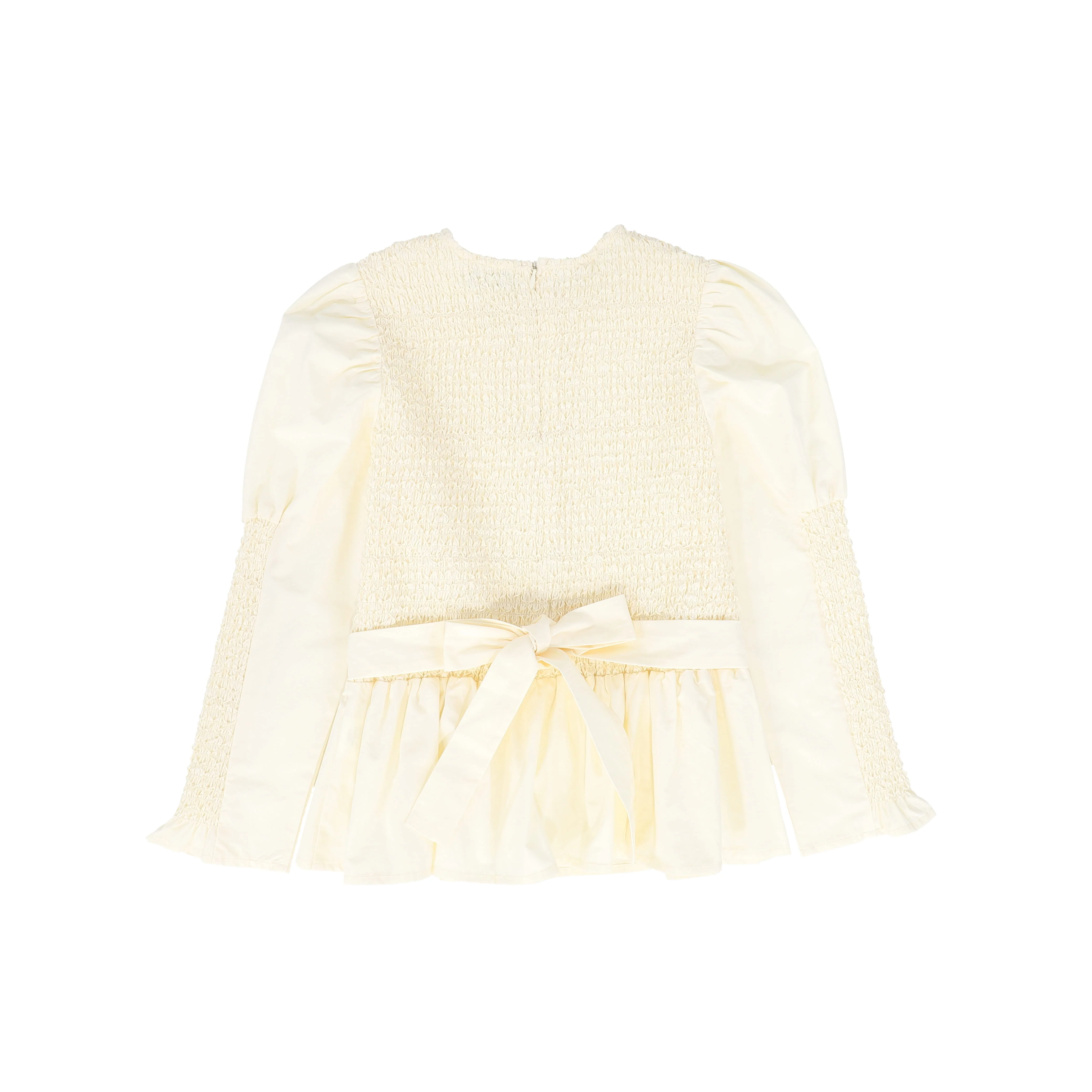 VALENTINA CREAM SMOCK BLOUSE - Image 2