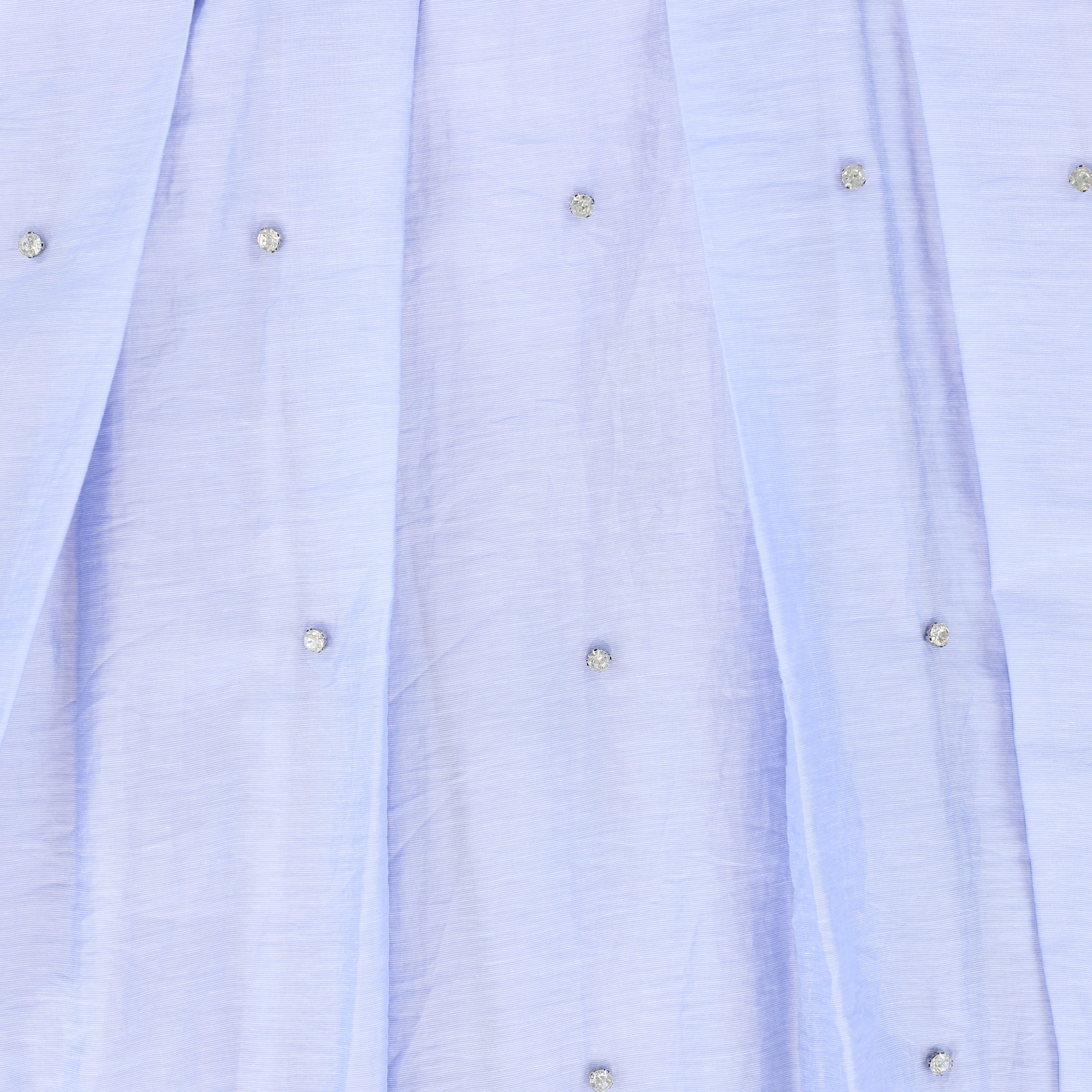 VALENTINA LIGHT BLUE DIAMOND EMBELLISHED SKIRT - Image 3