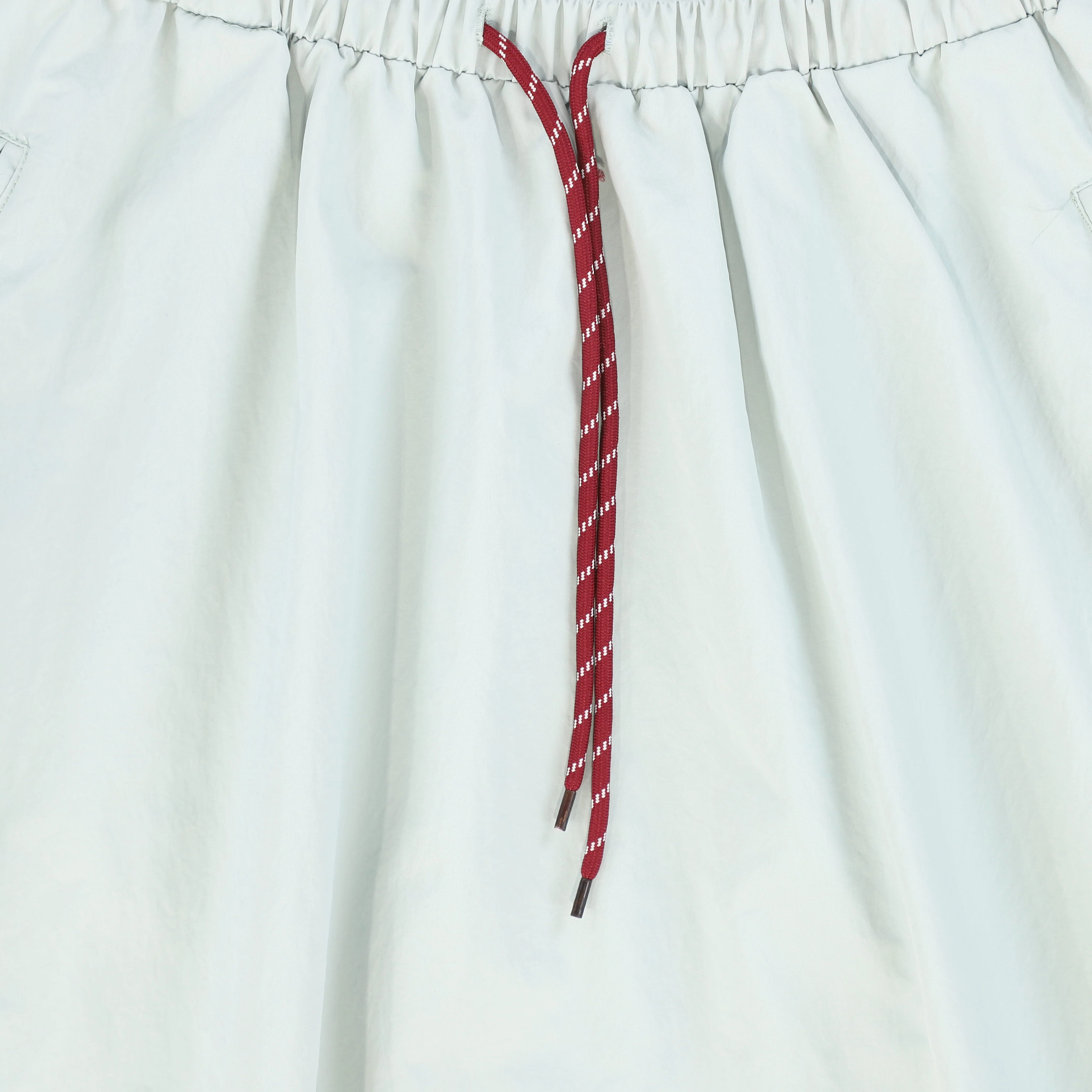 VALENTINA LIGHT BLUE DRAWSTRING MAXI SKIRT - Image 3