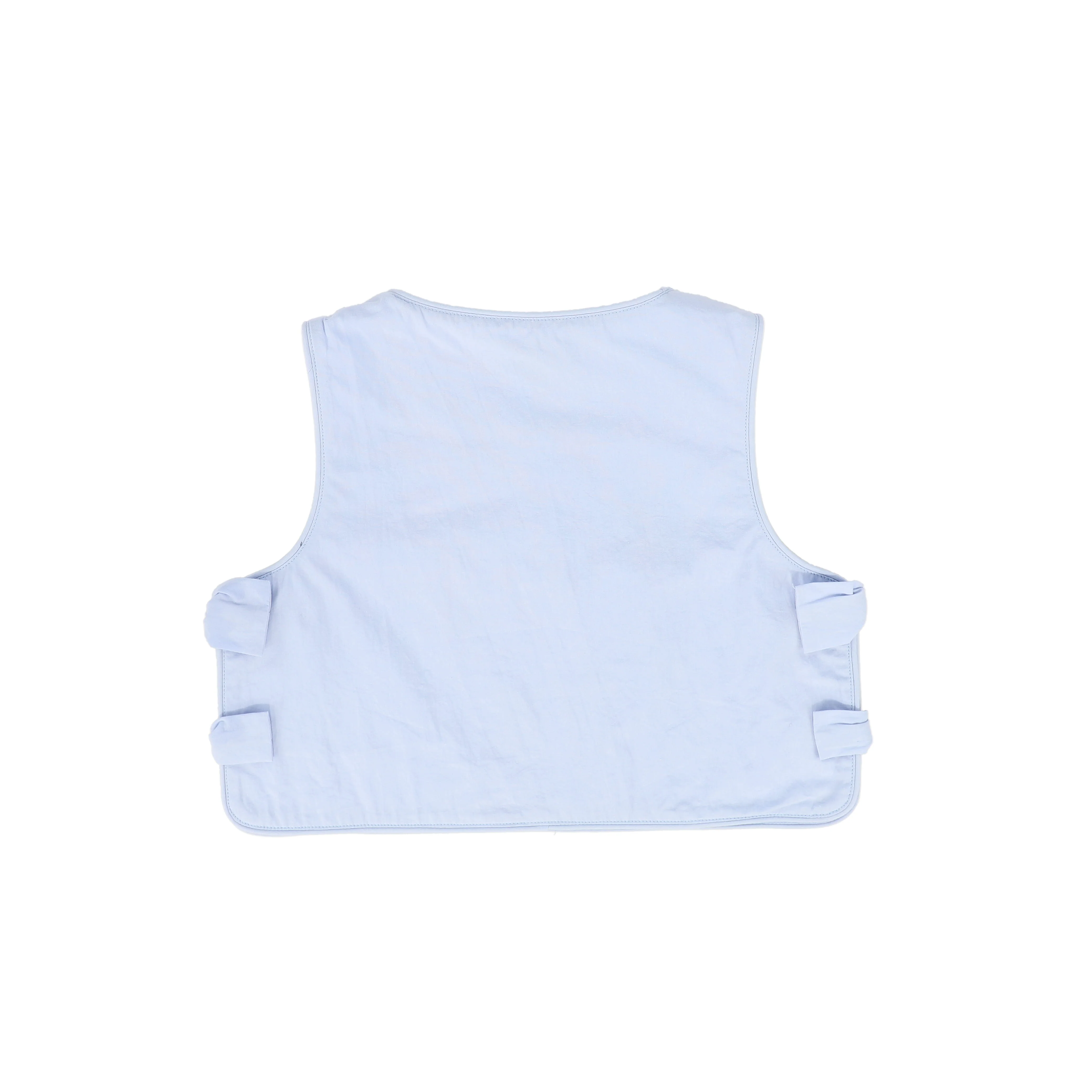 VALENTINA LIGHT BLUE SIDE BOW VEST - Image 2