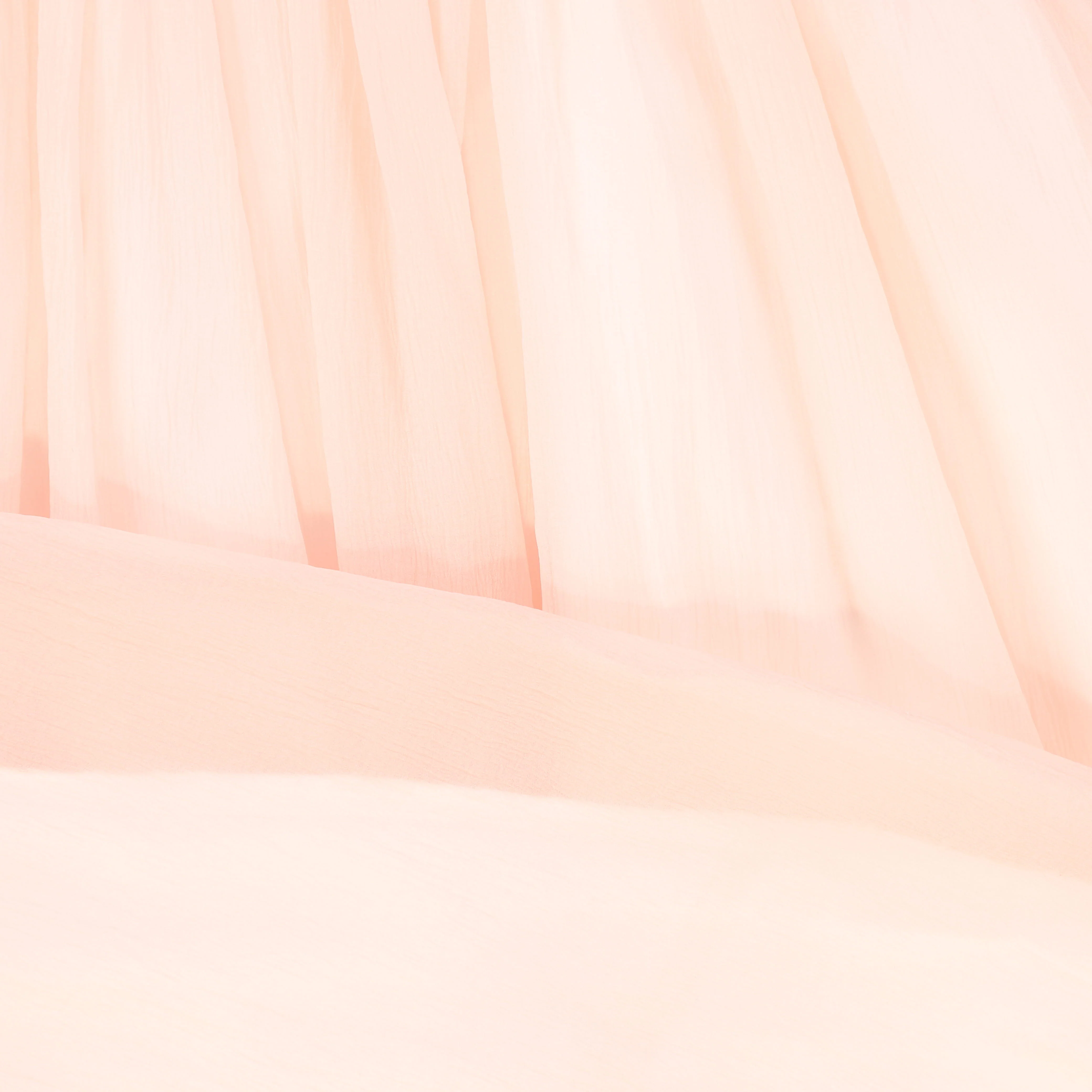 VALENTINA PINK GAUZE FLAIR SKIRT - Image 3