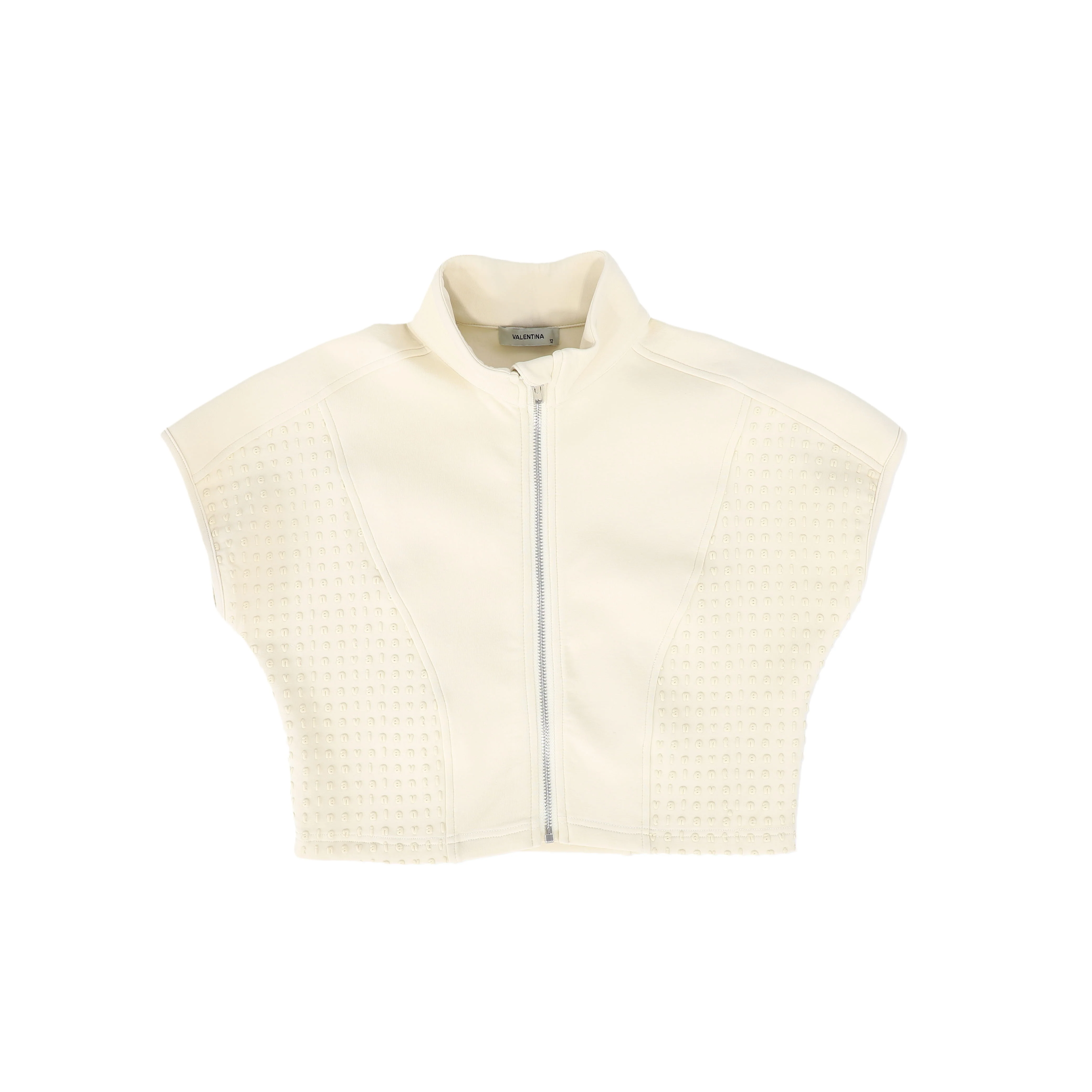 VALENTINA BIEGE SCUBA ZIP TOP [FINAL SALE]