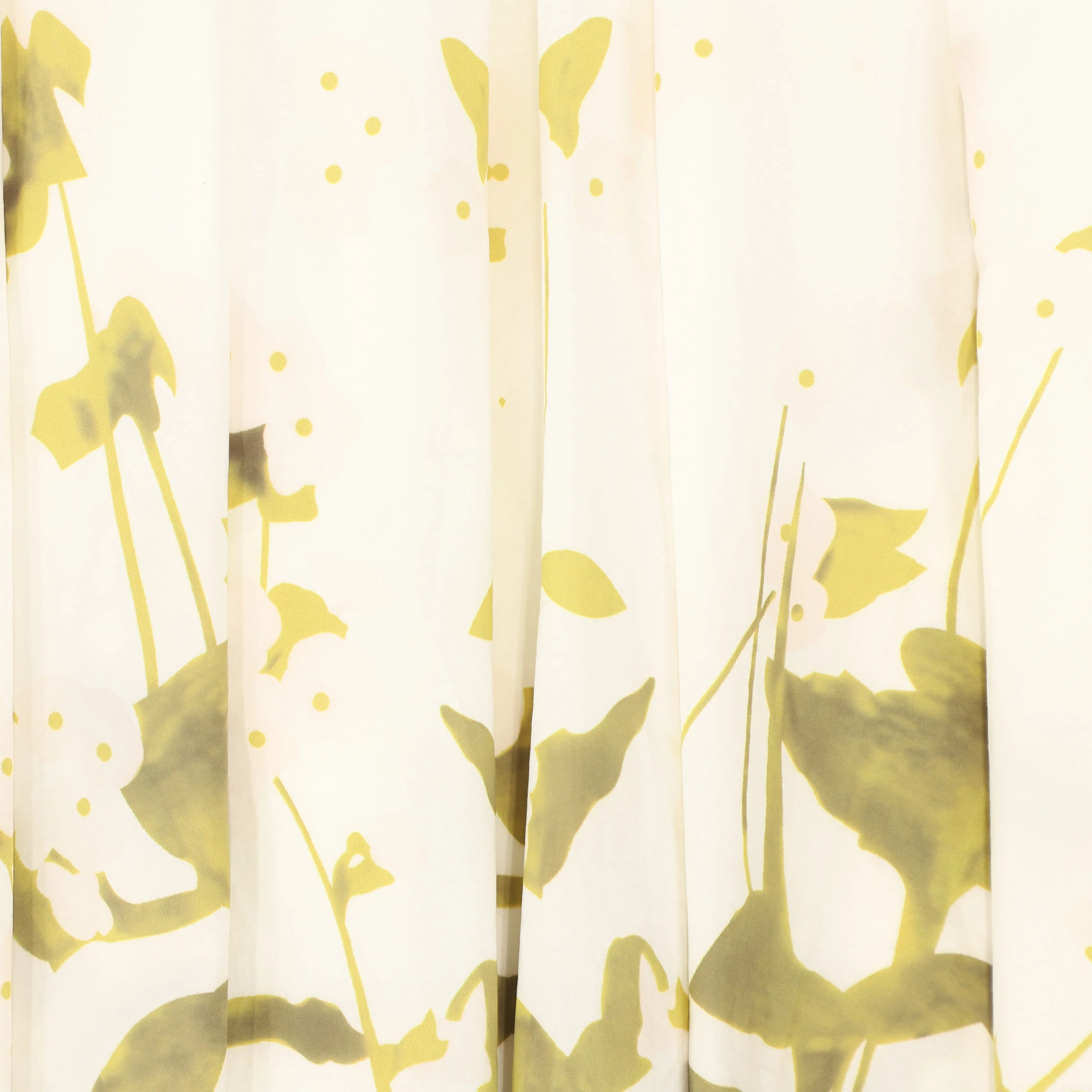 VALENTINA WHITE FLOWER PRINT SKIRT - Image 3