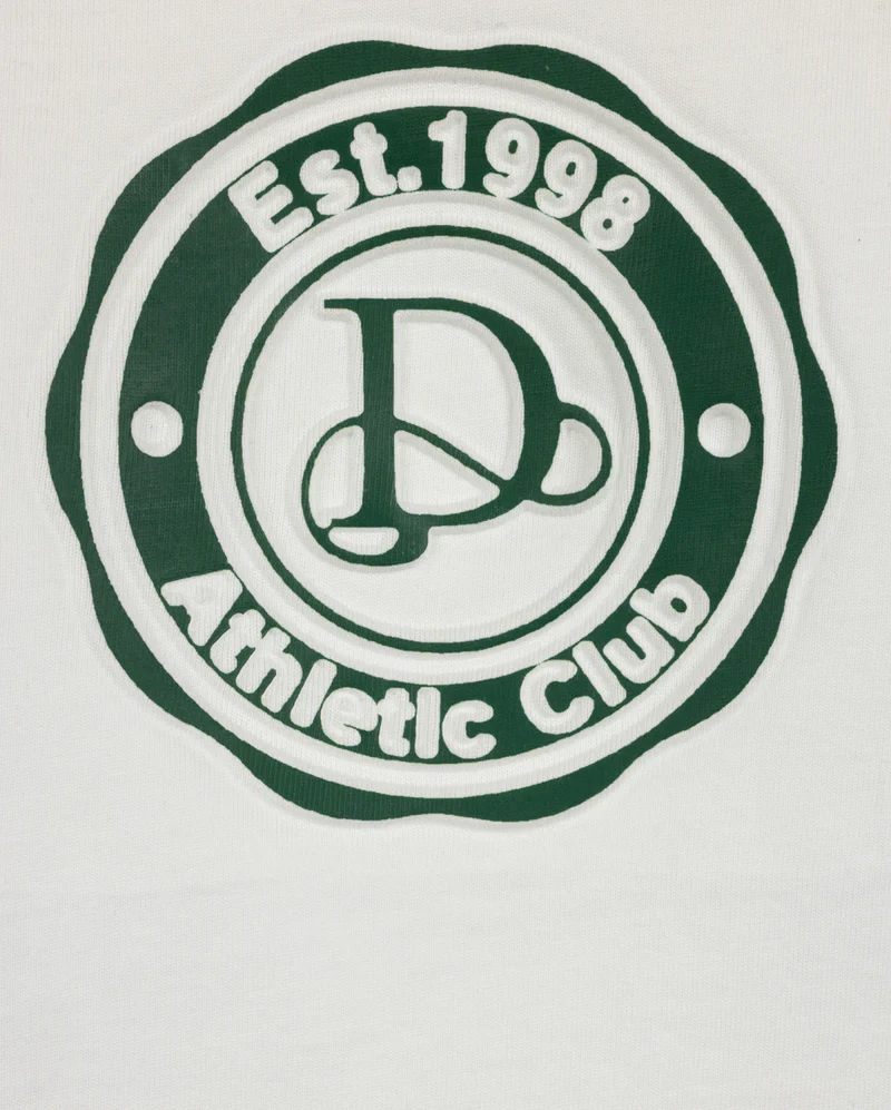 VIBE GREEN VINTAGE PRINT ON TONAL T-SHIRT - Image 2