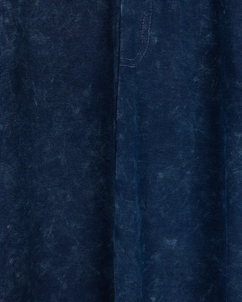 VIBE MID BLUE MINERAL WASH FLYFRONT SKIRT - Image 2